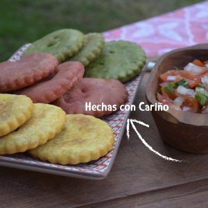 Sopaipillas de colores