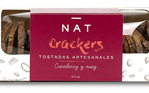 Tostadas cranberry nuez