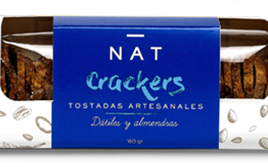 Tostadas dátiles almendras